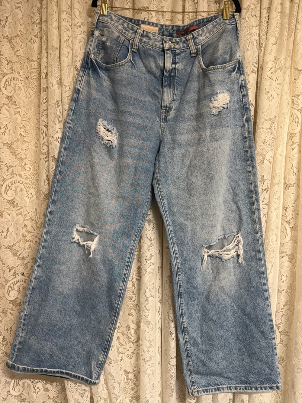 Pilcro Joey High Rise Distressed Relaxed Jean